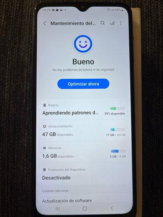 Samsung Galaxy A12 64GB Caja y Cargador