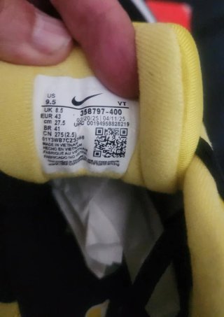 Nike Air Max TN Negro Amarillo Talla 43