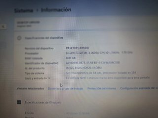 Portátil Dell i3 con SSD