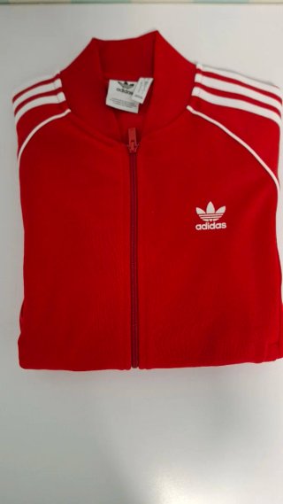 Sudadera Adidas Originals Roja Cremallera