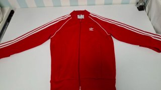 Sudadera Adidas Originals Roja Cremallera