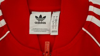 Sudadera Adidas Originals Roja Cremallera