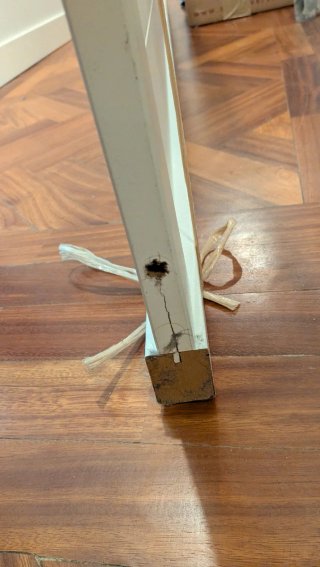 Biombo separador ambientes blanco