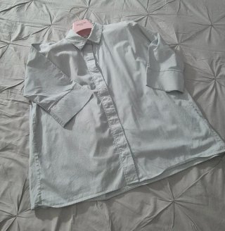 COS camicia righe grigie taglia XS