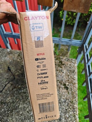 Smart TV Clayton 24 Negro