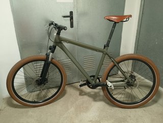 Bicicleta personalizzata unica con doppio freno a disco