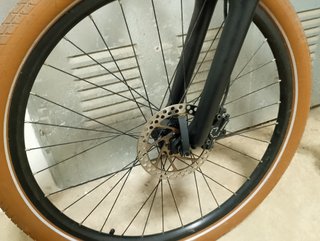 Bicicleta personalizzata unica con doppio freno a disco