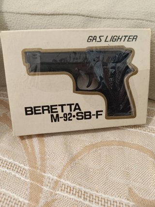 Pistola Gas Lighter Beretta M-92-SB-MECHERO