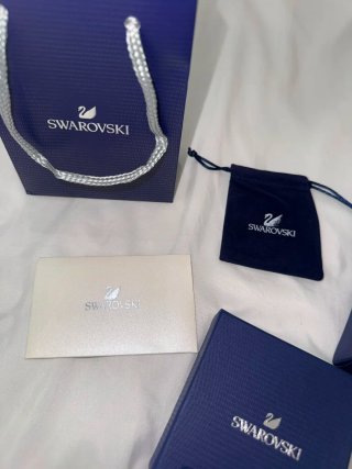 Colgante Swarovski Ángel Dorado y Plateado