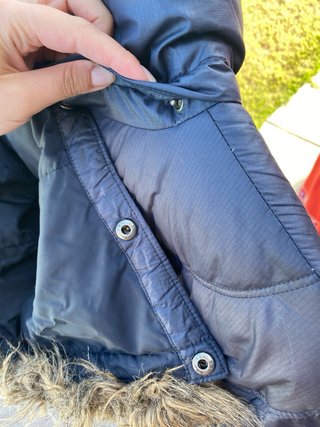 Plumas Columbia Azul Talla M
