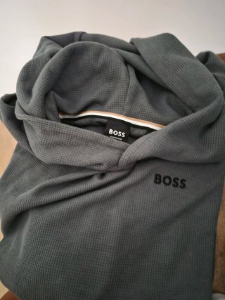 Sudadera BOSS azul petróleo