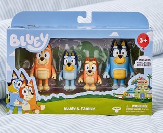 Pack Figuras Bluey y Familia Nuevo