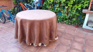 Mesa camilla completa 1,10 brasero y faldas
