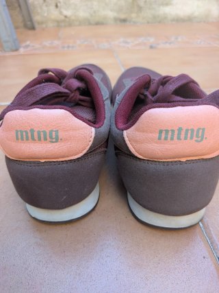 Zapatillas Mustang Mujer Burdeos