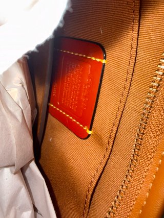 Bolso Coach Paja y Piel