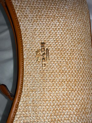 Bolso Coach Paja y Piel