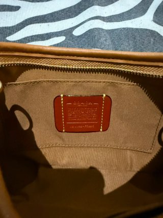Bolso Coach Paja y Piel