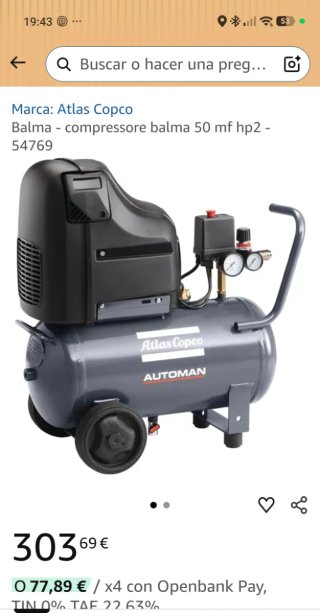 Compresor Atlas Copco AUTÓMAN