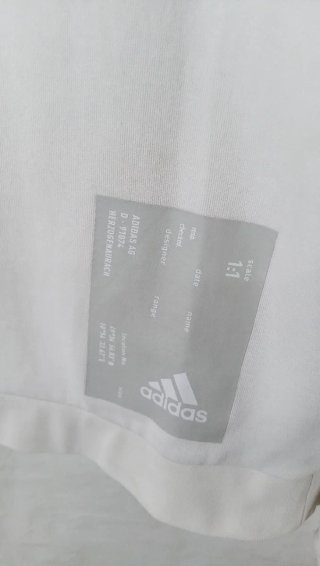Felpa girocollo Adidas bianca