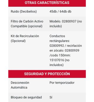 Placa Inducción Cata AS600 Con Extractor Negro