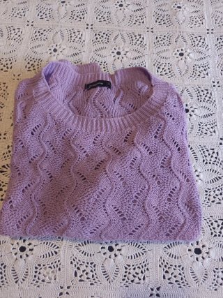 Jersey Stradivarius Morado Calado