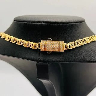 Catena Tipo Cartier Tigre 6mm 18K