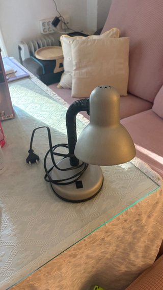 Flexo de mesa metal y plástico