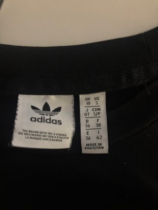 Camiseta Adidas Negra Manga Larga