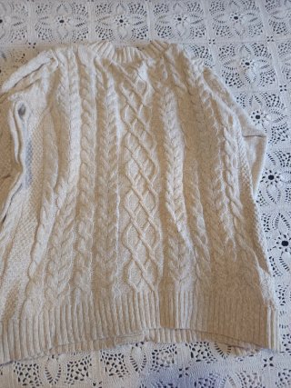 Cárdigan Mango Punto Trenzado Talla M