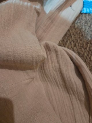 Abrigo Zara Texturizado Beige Talla S
