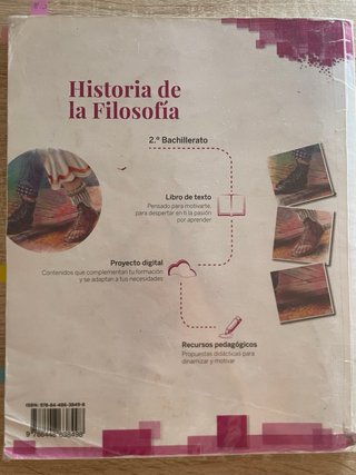 Historia de la filosofía, 2 Bachillerato