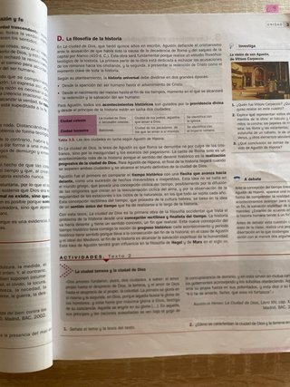 Historia de la filosofía, 2 Bachillerato