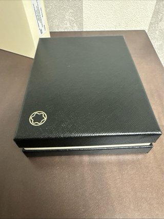 Billetera Montblanc Negra Cuero