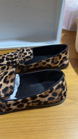 Mocasines Zara Leopardo Talla 38