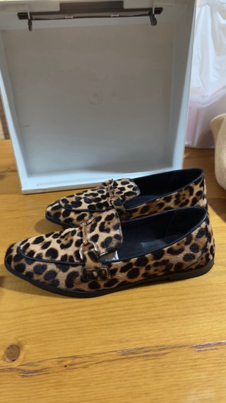 Mocasines Zara Leopardo Talla 38