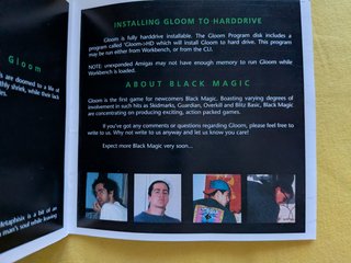 Gloom Big Box Amiga 1200 Black Magic Software
