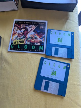 Gloom Big Box Amiga 1200 Black Magic Software