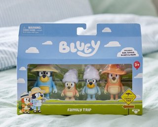 Pack Figuras Bluey Family Trip