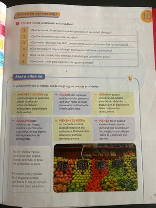 Lengua castellana, 5 Primaria