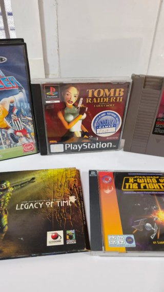 Pack 5 Videojuegos: Mega Drive, PS1, NES PC ibm