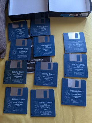 Indiana Jones and the Fate of Atlantis PC Big Box