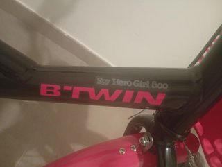 Bicicleta Btwin Spy Hero Girl 500 Rosa