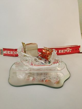 Figura Swarovski Slitta con Regali