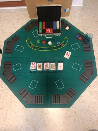 Tablero de Póker Plegable Texas Holdem
