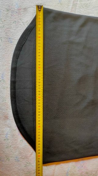 Camiseta negra tirantes cruzados Talla L. 2 €
