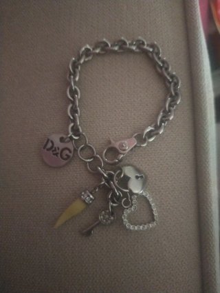 Pulsera D&G Plata y Amarillo