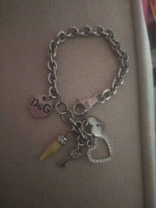 Pulsera D&G Plata y Amarillo