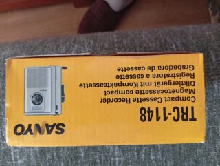Grabadora Cassette Sanyo TRC-1148 con CAJA