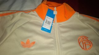 Chándal Bayern Múnich Adidas Beige/Naranja