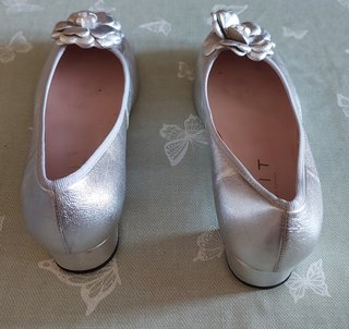 Zapatos de fiesta plateados Duit mujer